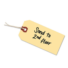 Load image into Gallery viewer, Avery® wholesale. AVERY Strung Shipping Tags, 11.5 Pt. Stock, 3.75 X 1.88, Manila, 1,000-box. HSD Wholesale: Janitorial Supplies, Breakroom Supplies, Office Supplies.