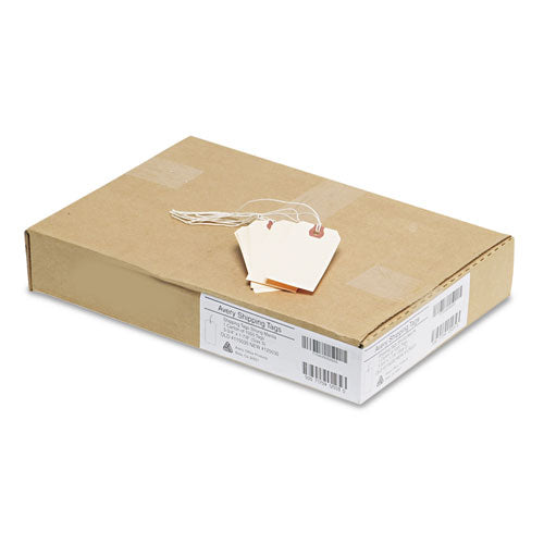 Avery® wholesale. AVERY Strung Shipping Tags, 11.5 Pt. Stock, 3.75 X 1.88, Manila, 1,000-box. HSD Wholesale: Janitorial Supplies, Breakroom Supplies, Office Supplies.