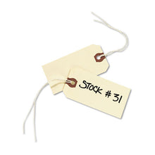 Load image into Gallery viewer, Avery® wholesale. AVERY Strung Shipping Tags, 11.5 Pt. Stock, 3.75 X 1.88, Manila, 1,000-box. HSD Wholesale: Janitorial Supplies, Breakroom Supplies, Office Supplies.