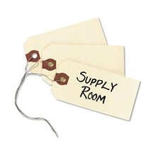 Load image into Gallery viewer, Avery® wholesale. AVERY Double Wired Shipping Tags, 11.5 Pt. Stock, 3.75 X 1.88, Manila, 1,000-box. HSD Wholesale: Janitorial Supplies, Breakroom Supplies, Office Supplies.