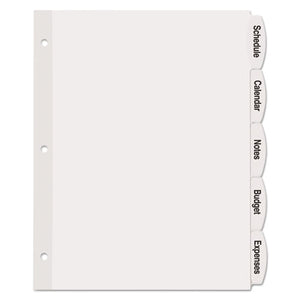 Avery® wholesale. AVERY Big Tab Printable White Label Tab Dividers, 5-tab, Letter, 20 Per Pack. HSD Wholesale: Janitorial Supplies, Breakroom Supplies, Office Supplies.