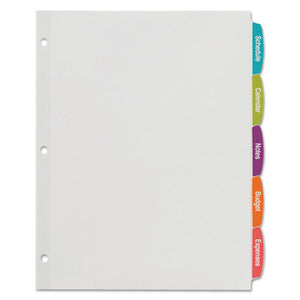 Avery® wholesale. AVERY Big Tab Printable White Label Tab Dividers, 5-tab, Letter, 20 Per Pack. HSD Wholesale: Janitorial Supplies, Breakroom Supplies, Office Supplies.