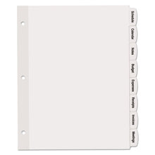 Load image into Gallery viewer, Avery® wholesale. AVERY Big Tab Printable White Label Tab Dividers, 8-tab, Letter, 20 Per Pack. HSD Wholesale: Janitorial Supplies, Breakroom Supplies, Office Supplies.