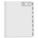 Avery® wholesale. AVERY Big Tab Printable Large White Label Tab Dividers, 8-tab, Letter, 20 Per Pack. HSD Wholesale: Janitorial Supplies, Breakroom Supplies, Office Supplies.