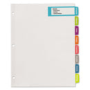 Avery® wholesale. AVERY Big Tab Printable Large White Label Tab Dividers, 8-tab, Letter, 20 Per Pack. HSD Wholesale: Janitorial Supplies, Breakroom Supplies, Office Supplies.
