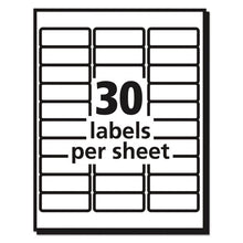 Load image into Gallery viewer, Avery® wholesale. AVERY Matte Clear Easy Peel Mailing Labels W- Sure Feed Technology, Laser Printers, 1 X 2.63, Clear, 30-sheet, 10 Sheets-pack. HSD Wholesale: Janitorial Supplies, Breakroom Supplies, Office Supplies.