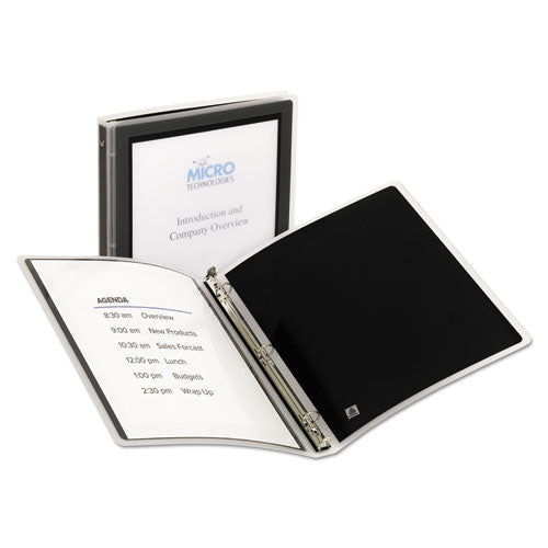 Avery® wholesale. AVERY Flexi-view Binder With Round Rings, 3 Rings, 0.5" Capacity, 11 X 8.5, Black. HSD Wholesale: Janitorial Supplies, Breakroom Supplies, Office Supplies.