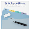 Avery® wholesale. AVERY Write And Erase Big Tab Durable Plastic Dividers, 3-hold Punched, 5-tab, 11 X 8.5, Assorted, 1 Set. HSD Wholesale: Janitorial Supplies, Breakroom Supplies, Office Supplies.