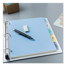 Load image into Gallery viewer, Avery® wholesale. AVERY Write And Erase Big Tab Durable Plastic Dividers, 3-hold Punched, 5-tab, 11 X 8.5, Assorted, 1 Set. HSD Wholesale: Janitorial Supplies, Breakroom Supplies, Office Supplies.