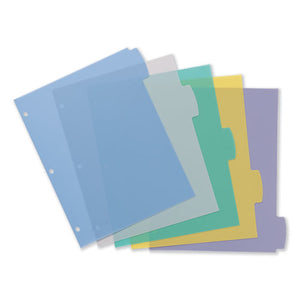 Avery® wholesale. AVERY Write And Erase Big Tab Durable Plastic Dividers, 3-hold Punched, 5-tab, 11 X 8.5, Assorted, 1 Set. HSD Wholesale: Janitorial Supplies, Breakroom Supplies, Office Supplies.