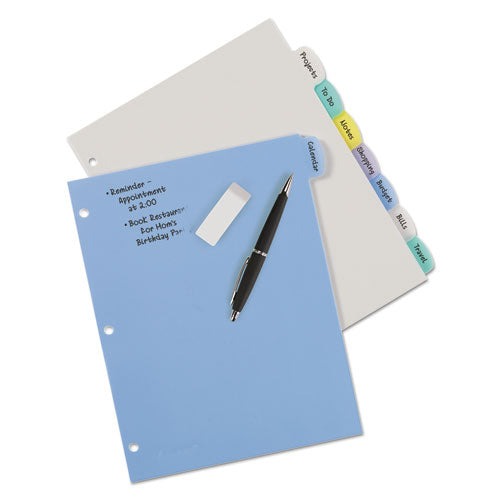 Avery® wholesale. AVERY Write And Erase Big Tab Durable Plastic Dividers, 3-hold Punched, 8-tab, 11 X 8.5, Assorted, 1 Set. HSD Wholesale: Janitorial Supplies, Breakroom Supplies, Office Supplies.