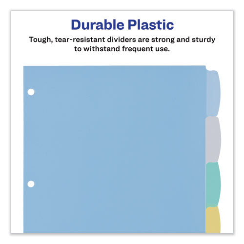 Avery® wholesale. AVERY Write And Erase Big Tab Durable Plastic Dividers, 3-hold Punched, 8-tab, 11 X 8.5, Assorted, 1 Set. HSD Wholesale: Janitorial Supplies, Breakroom Supplies, Office Supplies.