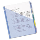 Avery® wholesale. AVERY Write And Erase Durable Plastic Dividers With Pocket, 3-hold Punched, 5-tab, 11.13 X 9.25, Assorted, 1 Set. HSD Wholesale: Janitorial Supplies, Breakroom Supplies, Office Supplies.