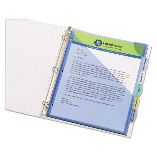 Avery® wholesale. AVERY Write And Erase Corner Lock Big Tab Durable Plastic Dividers, 3-hold Punched, 5-tab, 11 X 8.5, Assorted, 1 Set. HSD Wholesale: Janitorial Supplies, Breakroom Supplies, Office Supplies.