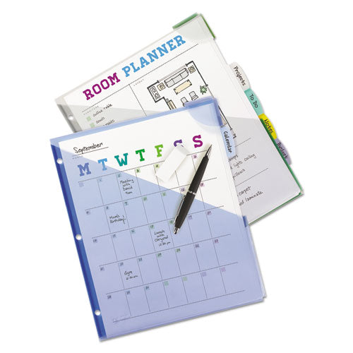 Avery® wholesale. AVERY Write And Erase Corner Lock Big Tab Durable Plastic Dividers, 3-hold Punched, 5-tab, 11 X 8.5, Assorted, 1 Set. HSD Wholesale: Janitorial Supplies, Breakroom Supplies, Office Supplies.