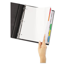 Load image into Gallery viewer, Avery® wholesale. AVERY Clear Easy View Plastic Dividers With Multicolored Tabs And Sheet Protector, 5-tab, 11 X 8.5, Clear, 1 Set. HSD Wholesale: Janitorial Supplies, Breakroom Supplies, Office Supplies.