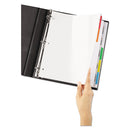 Avery® wholesale. AVERY Clear Easy View Plastic Dividers With Multicolored Tabs And Sheet Protector, 5-tab, 11 X 8.5, Clear, 1 Set. HSD Wholesale: Janitorial Supplies, Breakroom Supplies, Office Supplies.