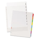 Avery® wholesale. AVERY Clear Easy View Plastic Dividers With Multicolored Tabs And Sheet Protector, 8-tab, 11 X 8.5, Clear, 1 Set. HSD Wholesale: Janitorial Supplies, Breakroom Supplies, Office Supplies.