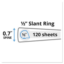 Load image into Gallery viewer, Avery® wholesale. AVERY Durable View Binder With Durahinge And Slant Rings, 3 Rings, 0.5&quot; Capacity, 11 X 8.5, Black. HSD Wholesale: Janitorial Supplies, Breakroom Supplies, Office Supplies.
