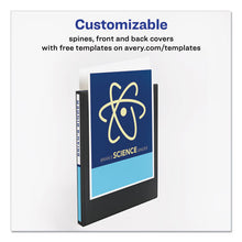 Load image into Gallery viewer, Avery® wholesale. AVERY Durable View Binder With Durahinge And Slant Rings, 3 Rings, 0.5&quot; Capacity, 11 X 8.5, Black. HSD Wholesale: Janitorial Supplies, Breakroom Supplies, Office Supplies.