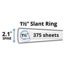 Load image into Gallery viewer, Avery® wholesale. AVERY Durable View Binder With Durahinge And Slant Rings, 3 Rings, 1.5&quot; Capacity, 11 X 8.5, Black. HSD Wholesale: Janitorial Supplies, Breakroom Supplies, Office Supplies.