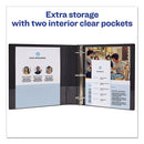 Avery® wholesale. AVERY Durable View Binder With Durahinge And Slant Rings, 3 Rings, 1.5" Capacity, 11 X 8.5, Black. HSD Wholesale: Janitorial Supplies, Breakroom Supplies, Office Supplies.