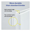 Avery® wholesale. AVERY Durable View Binder With Durahinge And Slant Rings, 3 Rings, 3" Capacity, 11 X 8.5, White, 4-pack. HSD Wholesale: Janitorial Supplies, Breakroom Supplies, Office Supplies.