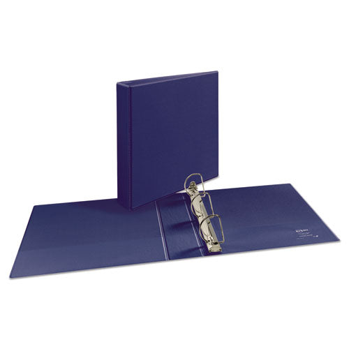 Avery® wholesale. AVERY Durable View Binder With Durahinge And Slant Rings, 3 Rings, 2" Capacity, 11 X 8.5, Blue. HSD Wholesale: Janitorial Supplies, Breakroom Supplies, Office Supplies.