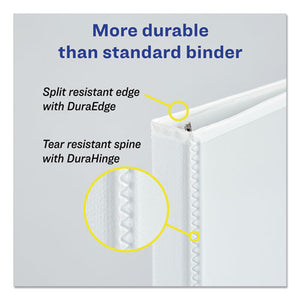 Avery® wholesale. AVERY Mini Size Durable View Binder With Round Rings, 3 Rings, 1" Capacity, 8.5 X 5.5, White. HSD Wholesale: Janitorial Supplies, Breakroom Supplies, Office Supplies.