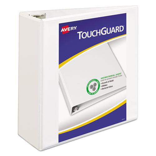 Avery® wholesale. Touchguard Protection Heavy-duty View Binders With Slant Rings, 3 Rings, 4" Capacity, 11 X 8.5, White. HSD Wholesale: Janitorial Supplies, Breakroom Supplies, Office Supplies.