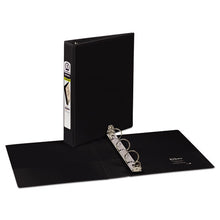 Load image into Gallery viewer, Avery® wholesale. AVERY Mini Size Durable View Binder With Round Rings, 3 Rings, 1&quot; Capacity, 8.5 X 5.5, Black. HSD Wholesale: Janitorial Supplies, Breakroom Supplies, Office Supplies.