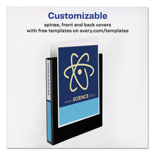 Load image into Gallery viewer, Avery® wholesale. AVERY Mini Size Durable View Binder With Round Rings, 3 Rings, 1&quot; Capacity, 8.5 X 5.5, Black. HSD Wholesale: Janitorial Supplies, Breakroom Supplies, Office Supplies.