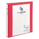 Avery® wholesale. AVERY Durable View Binder With Durahinge And Slant Rings, 3 Rings, 1" Capacity, 11 X 8.5, Coral. HSD Wholesale: Janitorial Supplies, Breakroom Supplies, Office Supplies.