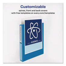 Load image into Gallery viewer, Avery® wholesale. AVERY Durable View Binder With Durahinge And Slant Rings, 3 Rings, 1&quot; Capacity, 11 X 8.5, Aqua. HSD Wholesale: Janitorial Supplies, Breakroom Supplies, Office Supplies.