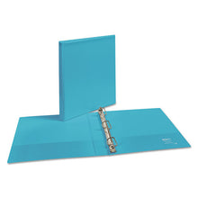 Load image into Gallery viewer, Avery® wholesale. AVERY Durable View Binder With Durahinge And Slant Rings, 3 Rings, 1&quot; Capacity, 11 X 8.5, Aqua. HSD Wholesale: Janitorial Supplies, Breakroom Supplies, Office Supplies.