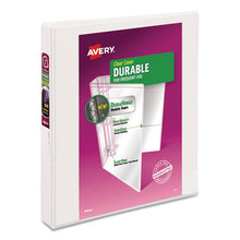 Load image into Gallery viewer, Avery® wholesale. AVERY Durable View Binder With Durahinge And Slant Rings, 3 Rings, 1&quot; Capacity, 11 X 8.5, White, 4-pack. HSD Wholesale: Janitorial Supplies, Breakroom Supplies, Office Supplies.