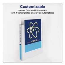 Load image into Gallery viewer, Avery® wholesale. AVERY Durable View Binder With Durahinge And Slant Rings, 3 Rings, 1&quot; Capacity, 11 X 8.5, White, 4-pack. HSD Wholesale: Janitorial Supplies, Breakroom Supplies, Office Supplies.