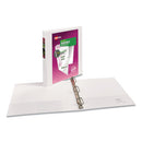 Avery® wholesale. AVERY Durable View Binder With Durahinge And Slant Rings, 3 Rings, 1" Capacity, 11 X 8.5, White, 4-pack. HSD Wholesale: Janitorial Supplies, Breakroom Supplies, Office Supplies.
