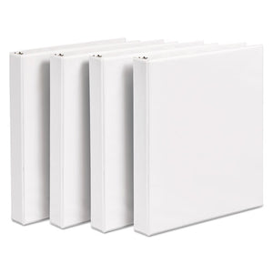 Avery® wholesale. AVERY Durable View Binder With Durahinge And Slant Rings, 3 Rings, 1" Capacity, 11 X 8.5, White, 4-pack. HSD Wholesale: Janitorial Supplies, Breakroom Supplies, Office Supplies.