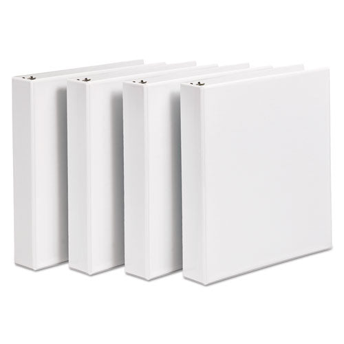 Avery® wholesale. AVERY Durable View Binder With Durahinge And Slant Rings, 3 Rings, 1.5" Capacity, 11 X 8.5, White, 4-pack. HSD Wholesale: Janitorial Supplies, Breakroom Supplies, Office Supplies.