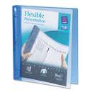 Avery® wholesale. AVERY Flexible View Binder With Round Rings, 3 Rings, 1" Capacity, 11 X 8.5, Blue. HSD Wholesale: Janitorial Supplies, Breakroom Supplies, Office Supplies.