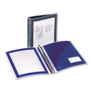 Avery® wholesale. AVERY Flexi-view Binder With Round Rings, 3 Rings, 1" Capacity, 11 X 8.5, Black. HSD Wholesale: Janitorial Supplies, Breakroom Supplies, Office Supplies.