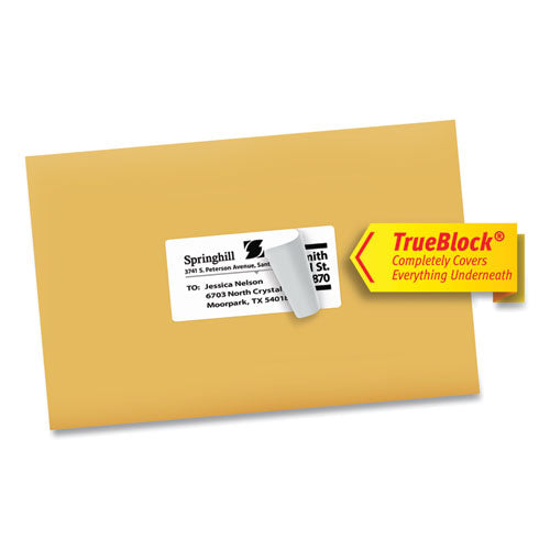 Avery® wholesale. AVERY Shipping Labels W- Trueblock Technology, Inkjet Printers, 2 X 4, White, 10-sheet, 10 Sheets-pack. HSD Wholesale: Janitorial Supplies, Breakroom Supplies, Office Supplies.