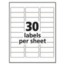 Avery® wholesale. AVERY Matte Clear Easy Peel Mailing Labels W- Sure Feed Technology, Inkjet Printers, 1 X 2.63, Clear, 30-sheet, 10 Sheets-pack. HSD Wholesale: Janitorial Supplies, Breakroom Supplies, Office Supplies.