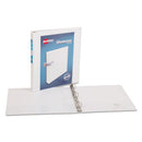 Avery® wholesale. AVERY Showcase Economy View Binder With Round Rings, 3 Rings, 1" Capacity, 11 X 8.5, White. HSD Wholesale: Janitorial Supplies, Breakroom Supplies, Office Supplies.