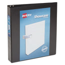 Avery® wholesale. AVERY Showcase Economy View Binder With Round Rings, 3 Rings, 1.5" Capacity, 11 X 8.5, Black. HSD Wholesale: Janitorial Supplies, Breakroom Supplies, Office Supplies.
