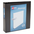 Avery® wholesale. AVERY Showcase Economy View Binder With Round Rings, 3 Rings, 2" Capacity, 11 X 8.5, Black. HSD Wholesale: Janitorial Supplies, Breakroom Supplies, Office Supplies.