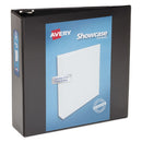 Avery® wholesale. AVERY Showcase Economy View Binder With Round Rings, 3 Rings, 3" Capacity, 11 X 8.5, Black. HSD Wholesale: Janitorial Supplies, Breakroom Supplies, Office Supplies.