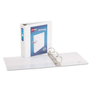 Avery® wholesale. AVERY Showcase Economy View Binder With Round Rings, 3 Rings, 3" Capacity, 11 X 8.5, White. HSD Wholesale: Janitorial Supplies, Breakroom Supplies, Office Supplies.