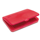 Carter's® wholesale. Pre-inked Felt Stamp Pad, 4.25 X 2.75, Red. HSD Wholesale: Janitorial Supplies, Breakroom Supplies, Office Supplies.